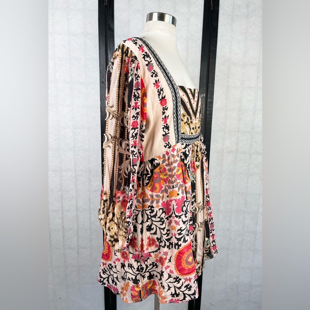Anthropology Nikasha Floral Patterned Women's Dress large - Picture 4 of 9